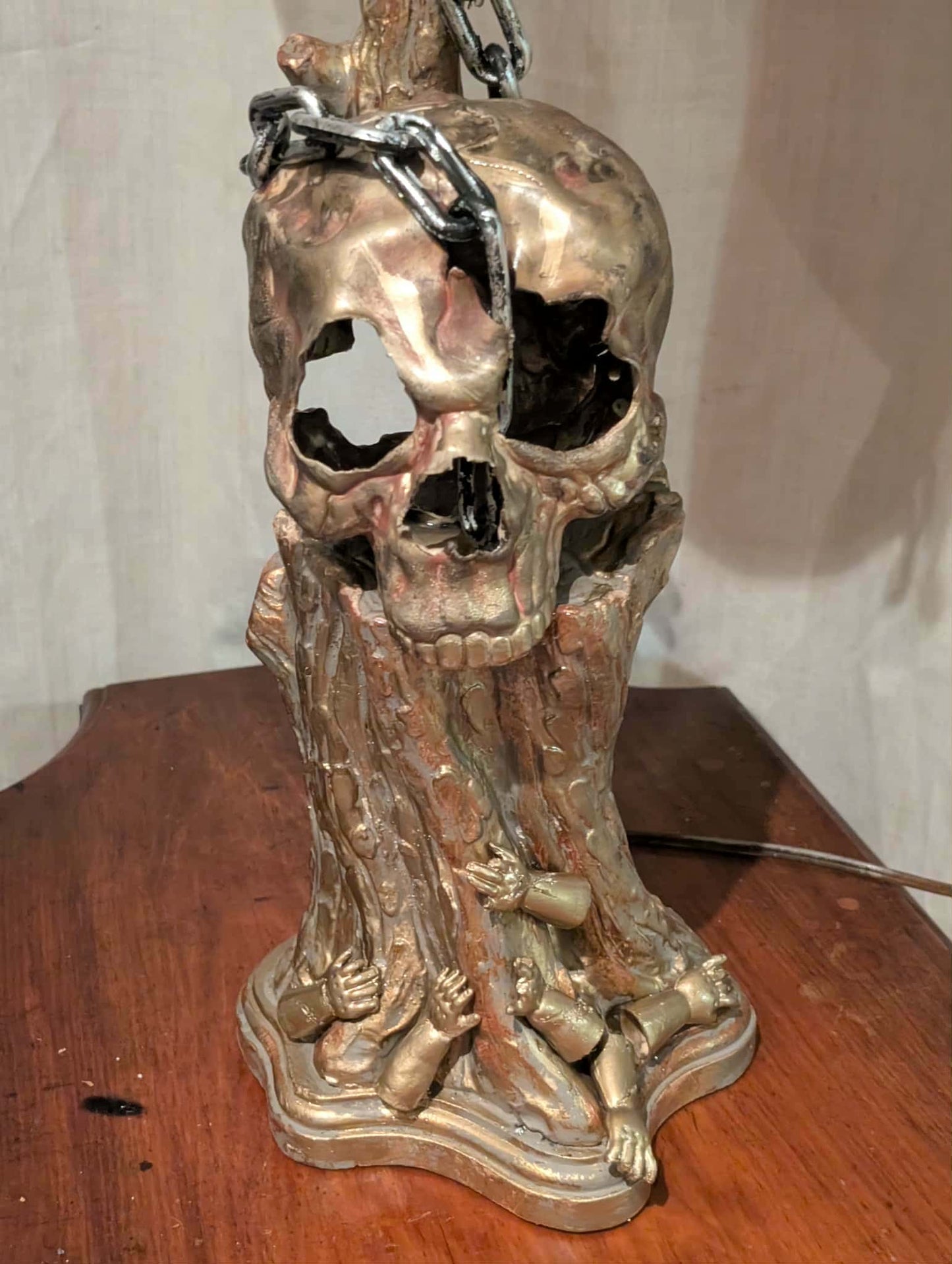 Lampe unique décorative sculpture par un artiste