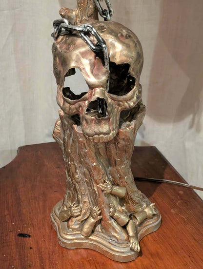 Lampe unique décorative sculpture par un artiste