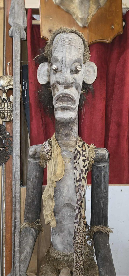 Très grande sculpture africaine en bois
