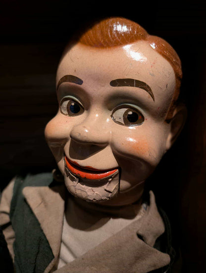 Poupée ventriloque Jerry Mahoney vintage