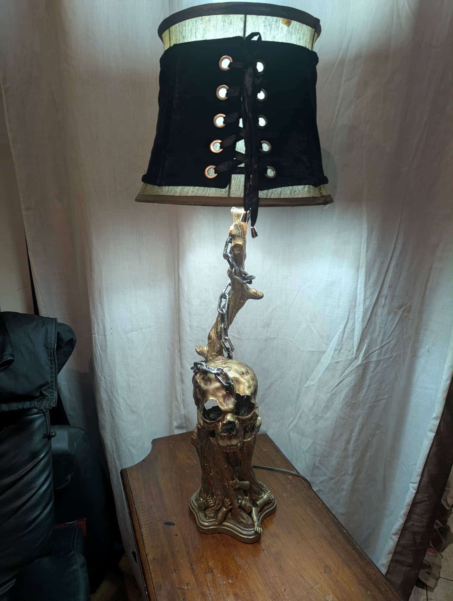 Lampe unique décorative sculpture par un artiste