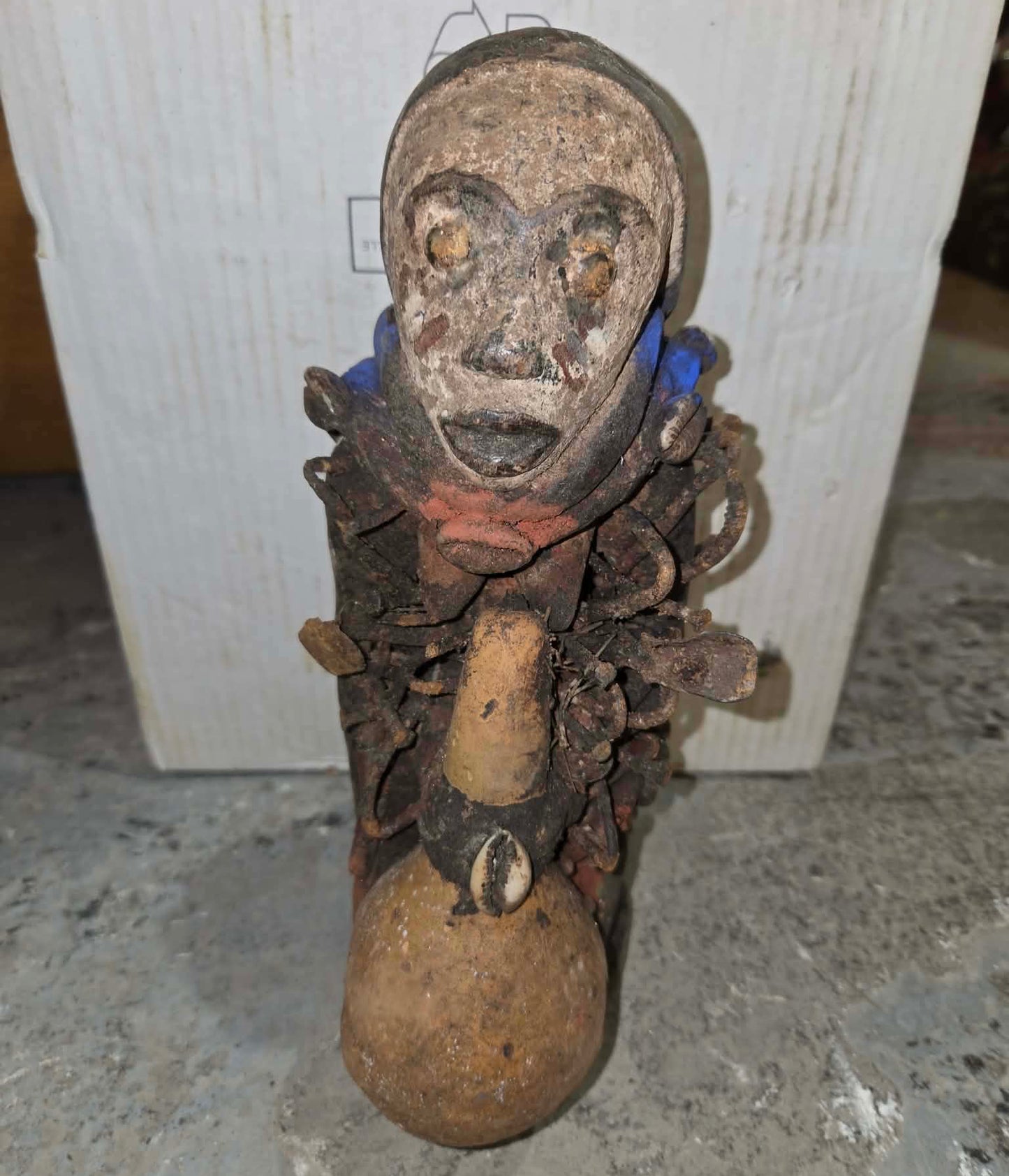 Fétiche antique du culte voodoo africain