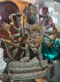 Statuette antique de la déesse Kali en métal