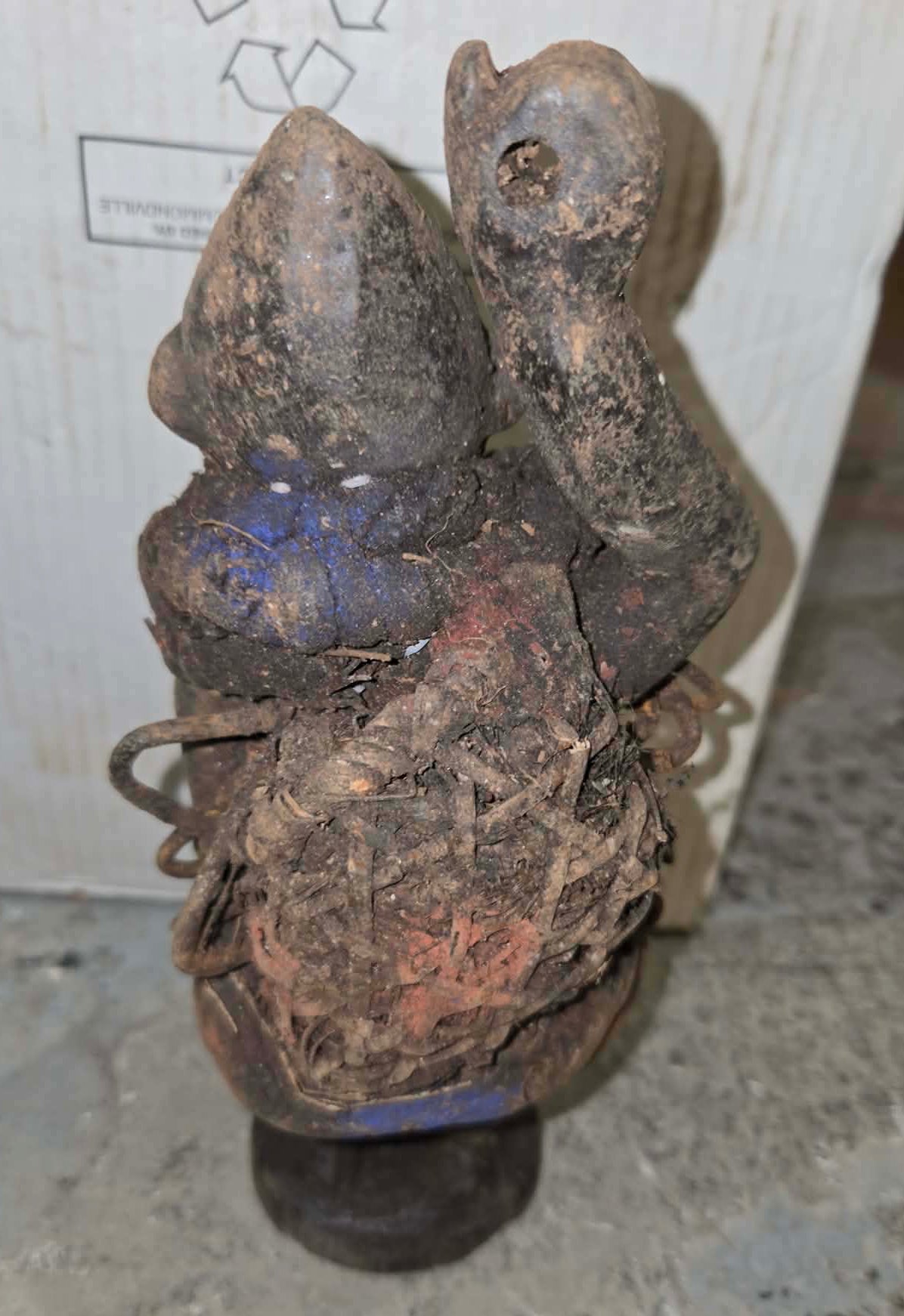 Fétiche vaudou africain antique
