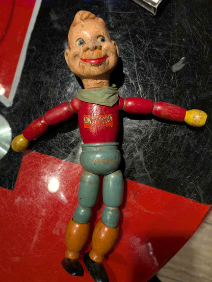 Poupée Howdy Doody vintage en bois