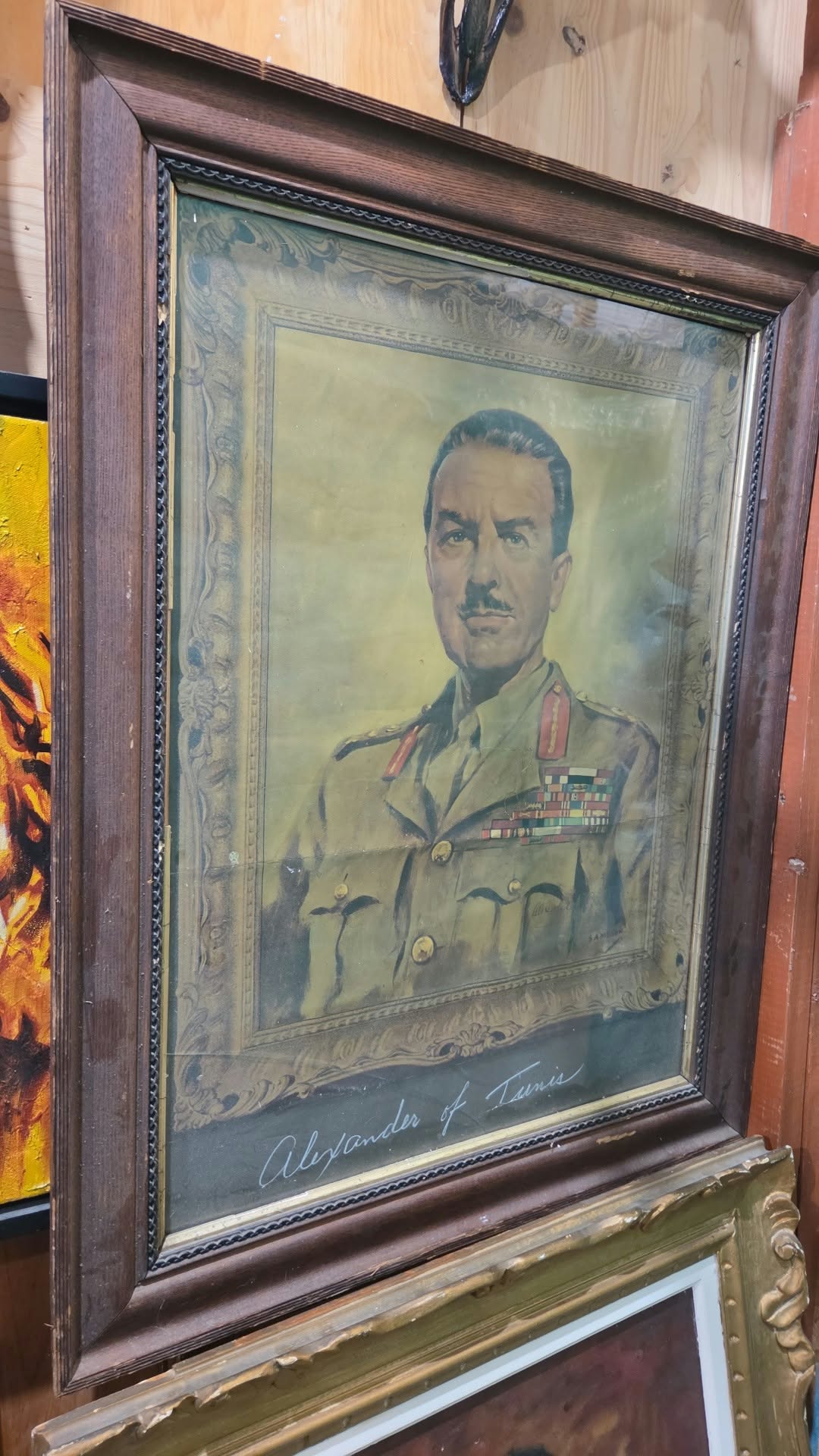 Imprimé vintage encadré de Alexander of Tunis