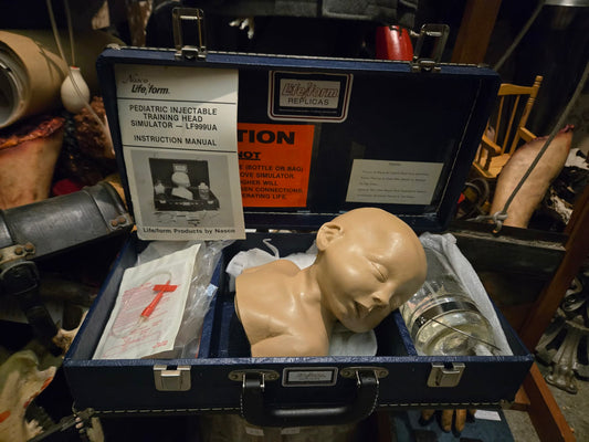 Pediatric Injectable Training Head Simulator.