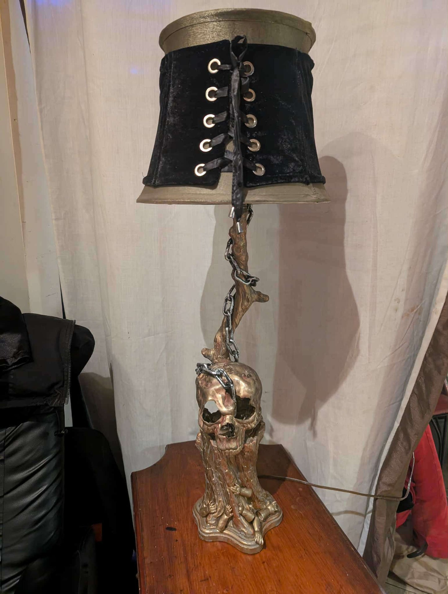 Lampe unique décorative sculpture par un artiste