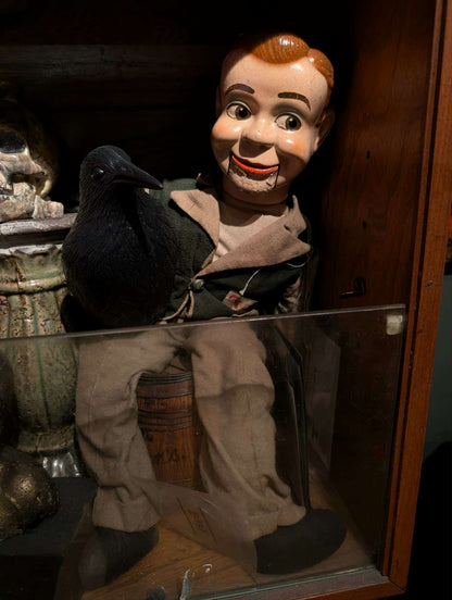 Poupée ventriloque Jerry Mahoney vintage