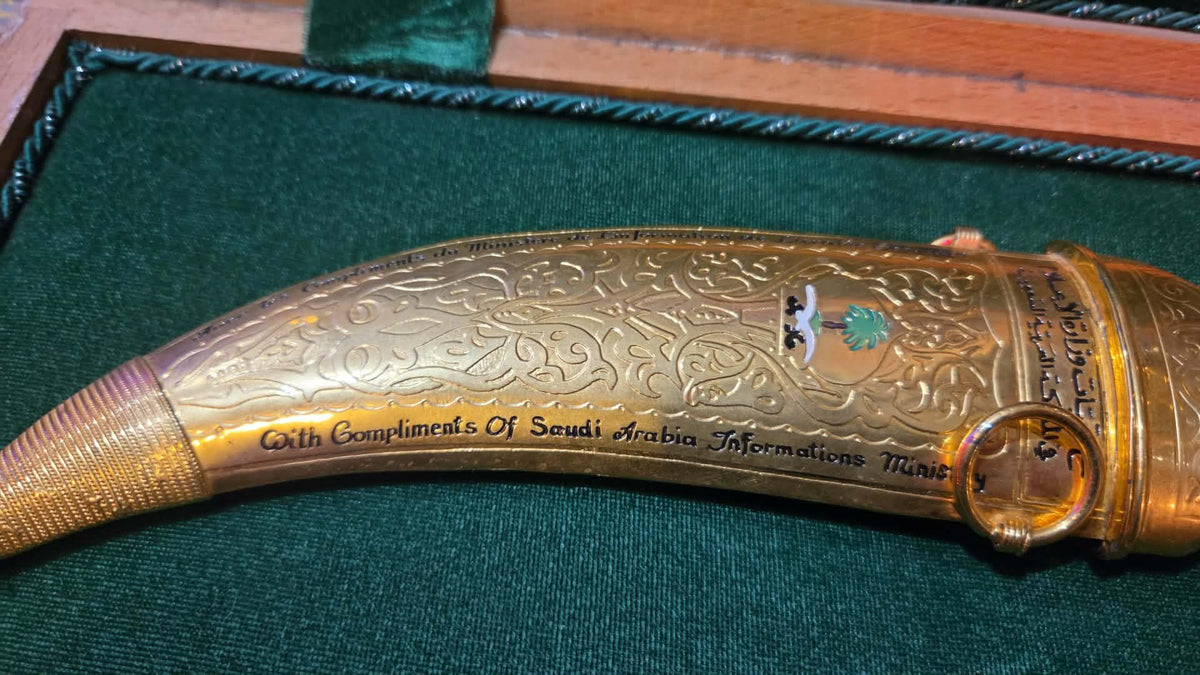 Dague cadeau diplomatique vintage