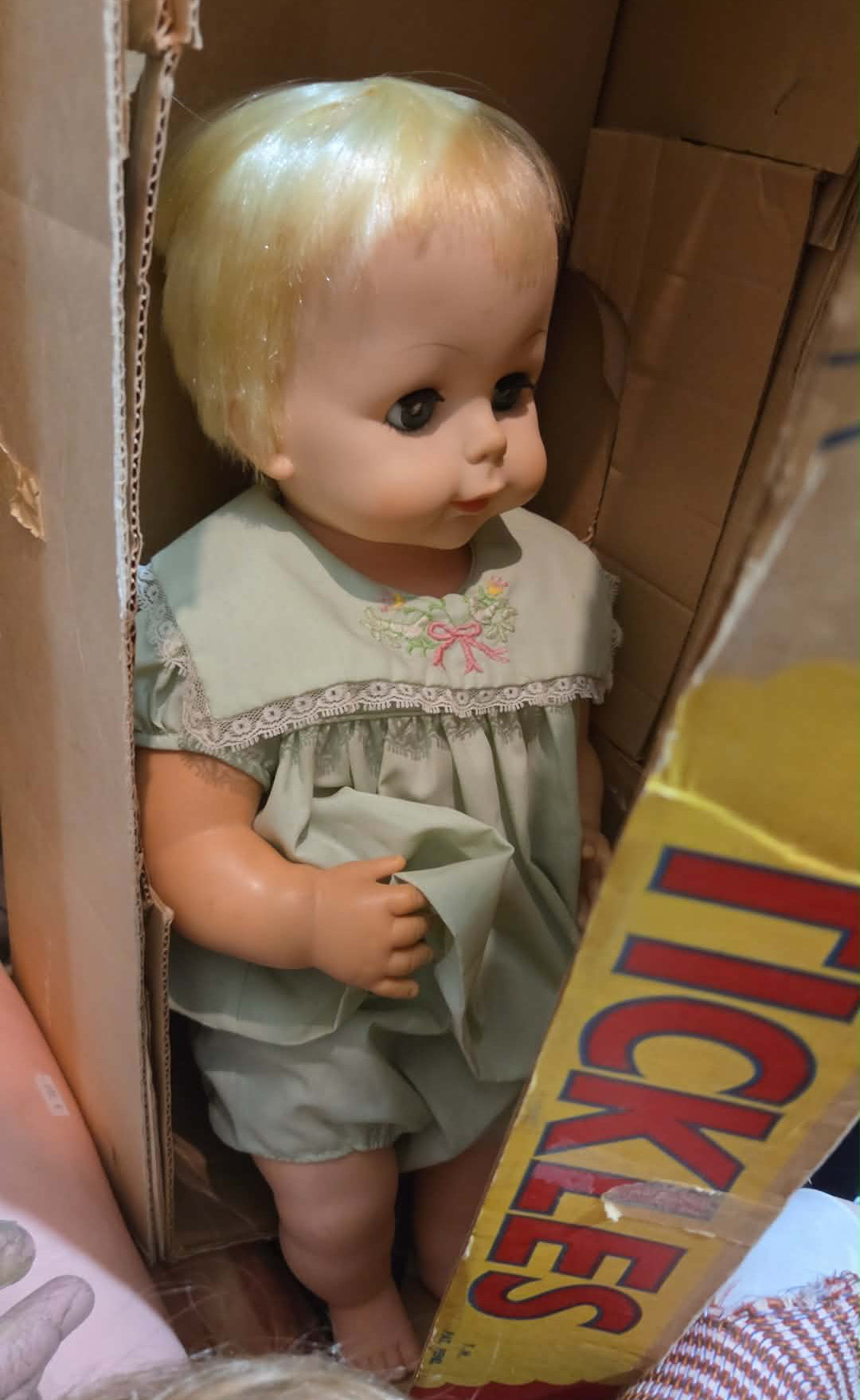 Poupée vintage Tickles 1964