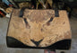Sacoche antique peau de lion
