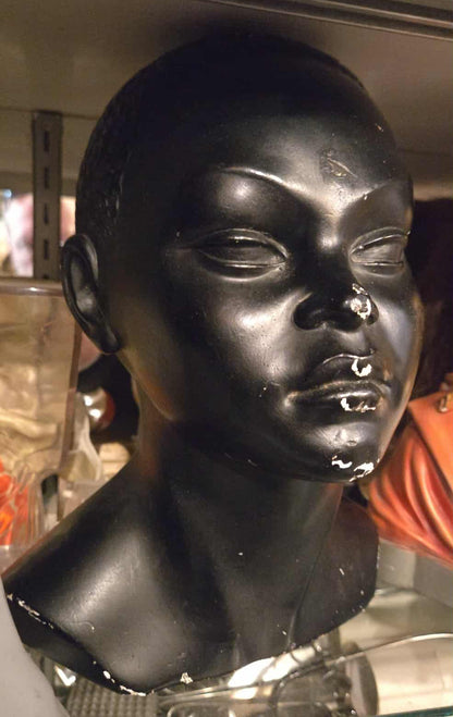 Tête de mannequin en plâtre