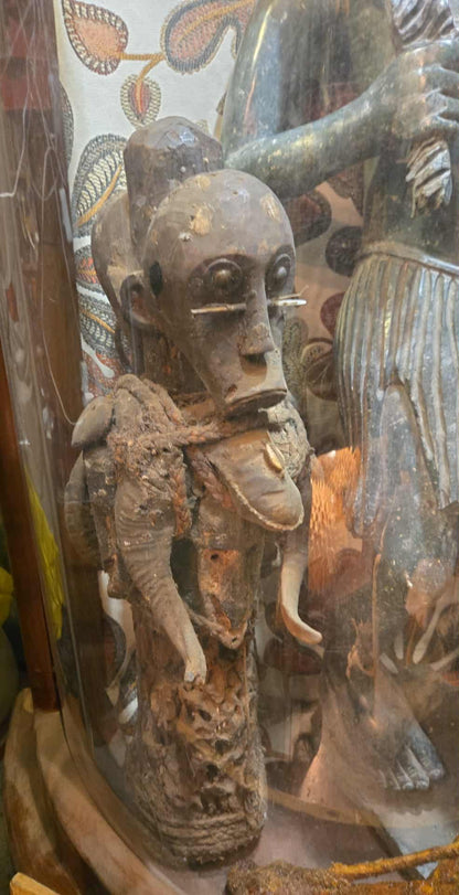 Fétiche authentique sculpture voodoo africain