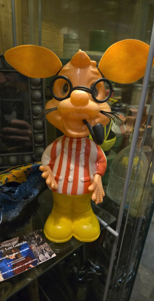Figurine souris vintage Topo Gigio Ed Sullivan Show vers 1960