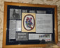 Peinture et lettre écrite et signée par Roch "Moïse" Thériault
