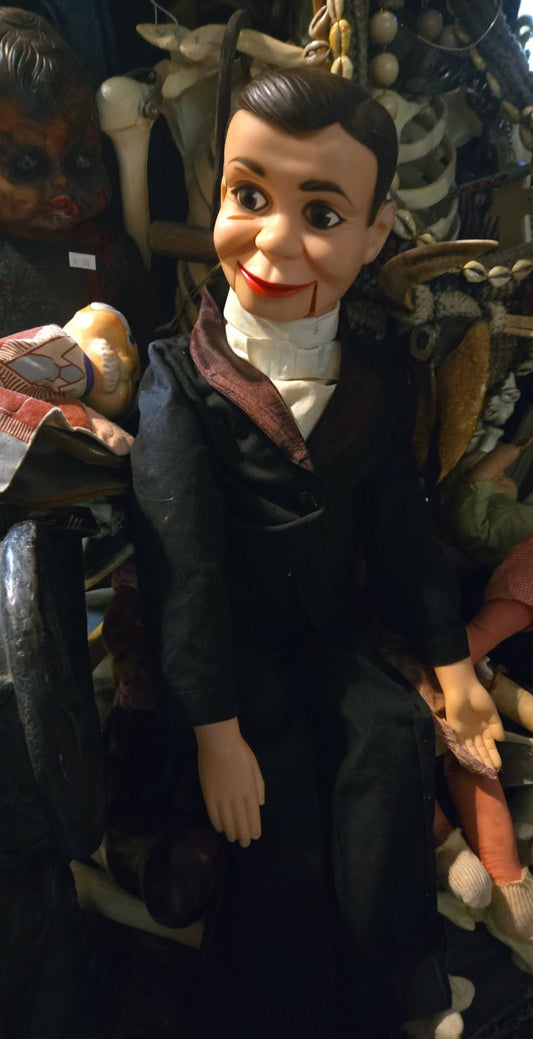 Poupée marionnette ventriloque vintage Jerry Mahoney