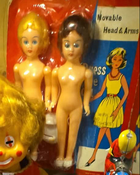 Vintage Dress me dolls années 1960.