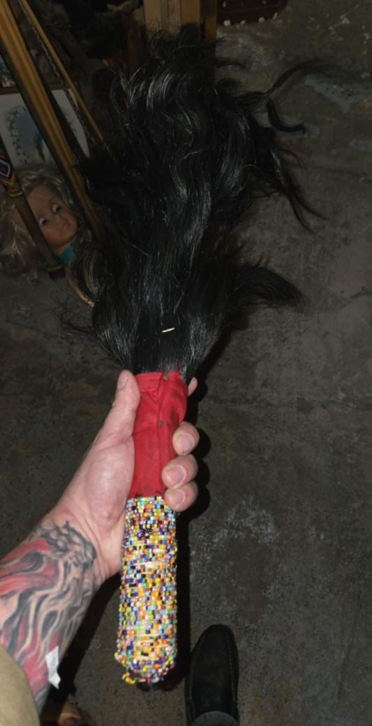Chasse mouche en crin de cheval babineke
