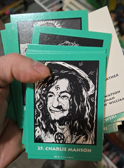 Ensemble de 40 cartes à collectionner "Incredible True Life Murderers"