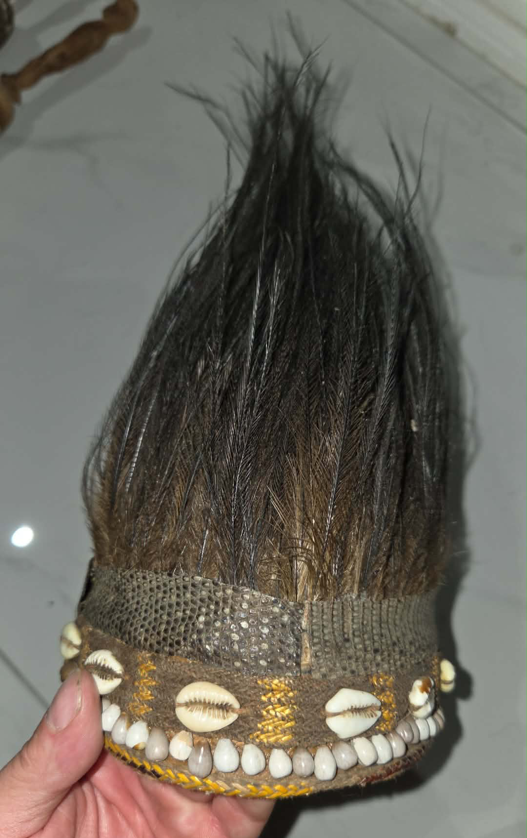 Couvre-chef tribal vintage