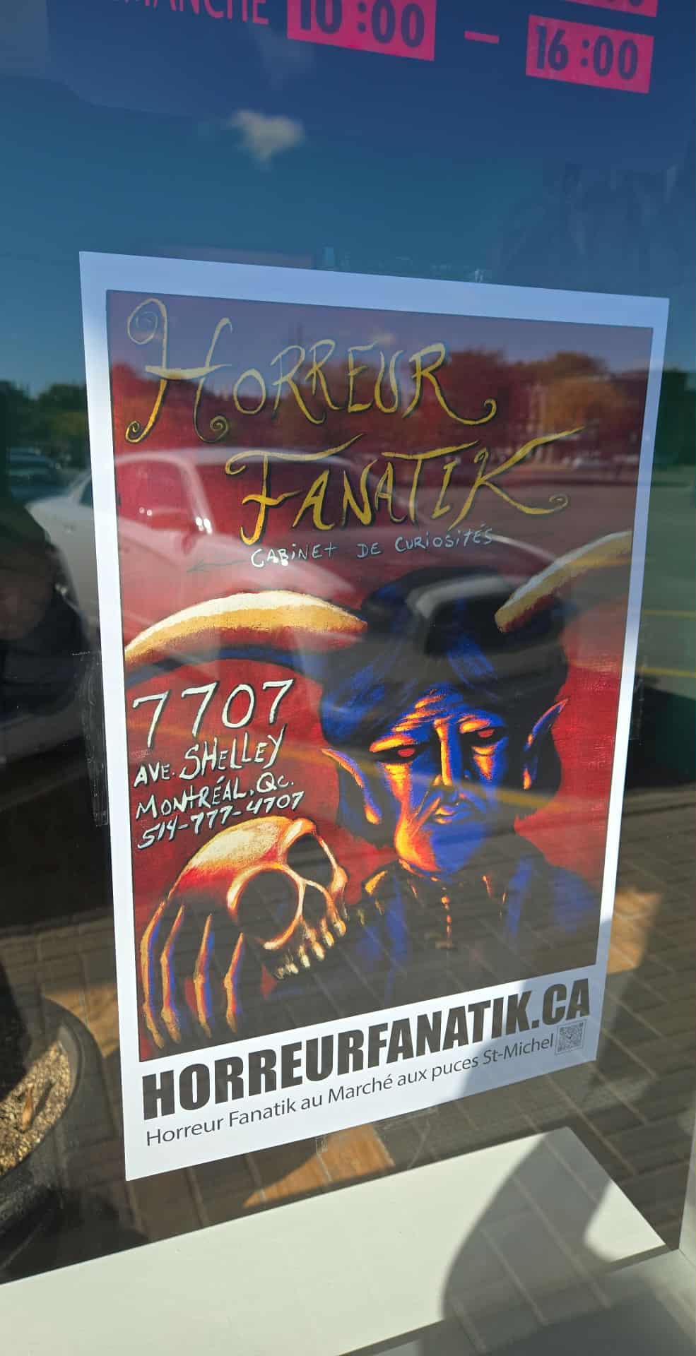 Peinture originale 12X16 par David Therrien - promo Horreur Fanatik