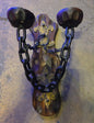 Chandelier mural forgé