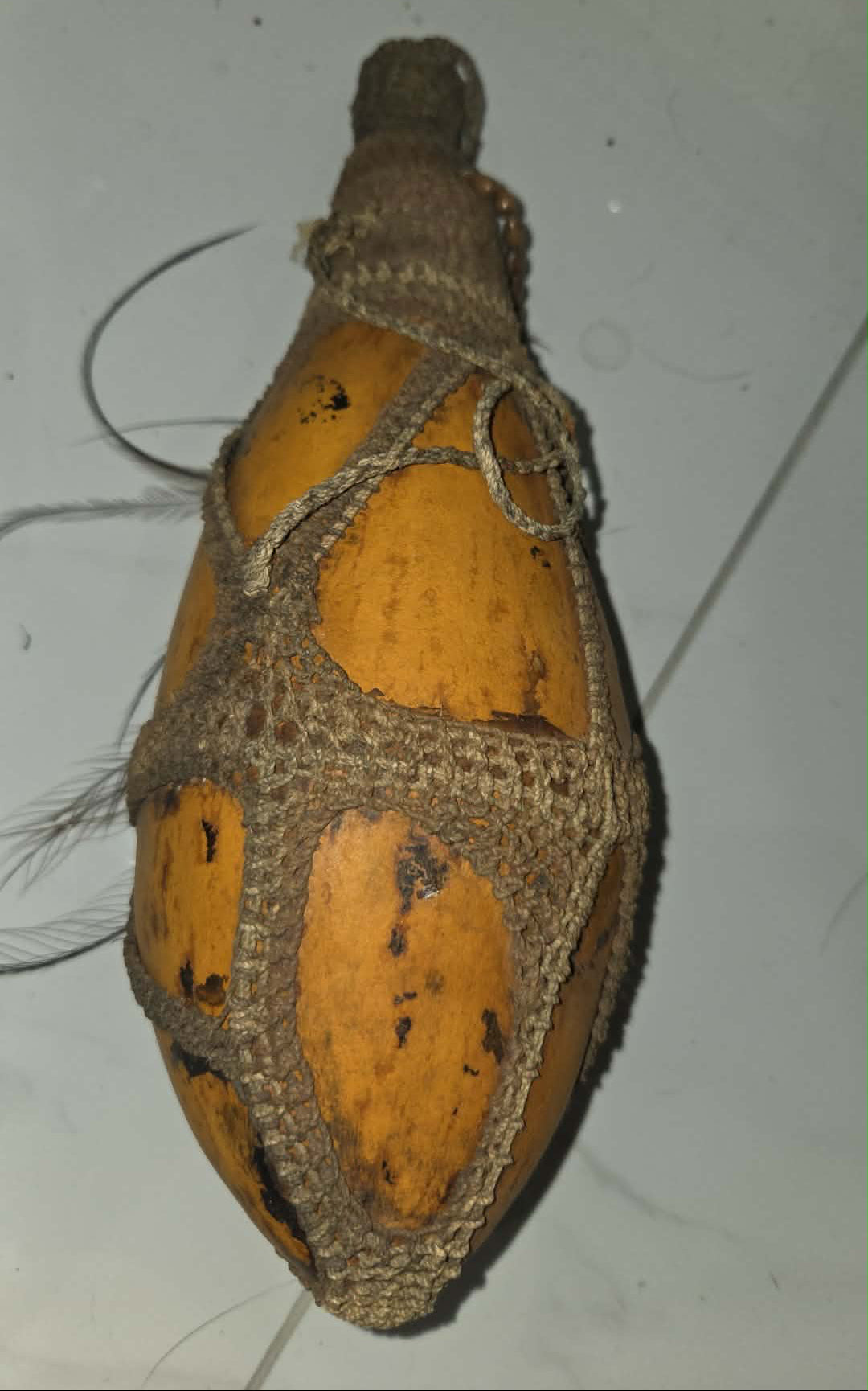 Gourde artisanale vintage