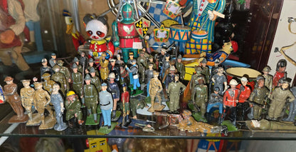 Figurines de soldats miniatures "soldats de plomb" vintage