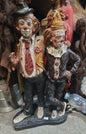 Statuette deux clowns sans-abri Austin Productions