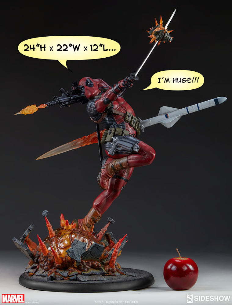 Statuette « Deadpool Heat-Seeker Premium Format » de Sideshow Collectibles