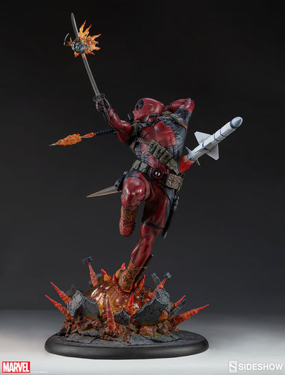 Statuette « Deadpool Heat-Seeker Premium Format » de Sideshow Collectibles