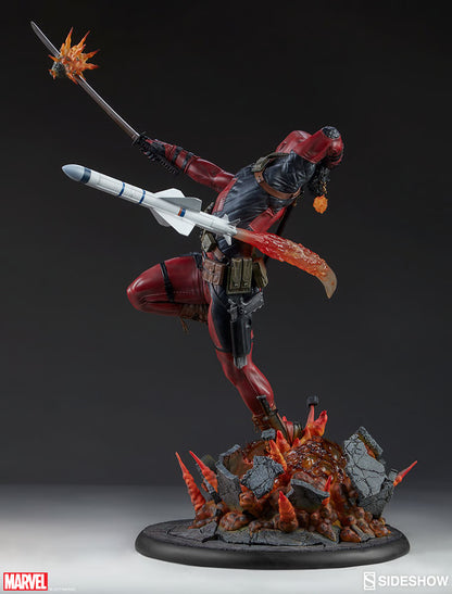 Statuette « Deadpool Heat-Seeker Premium Format » de Sideshow Collectibles
