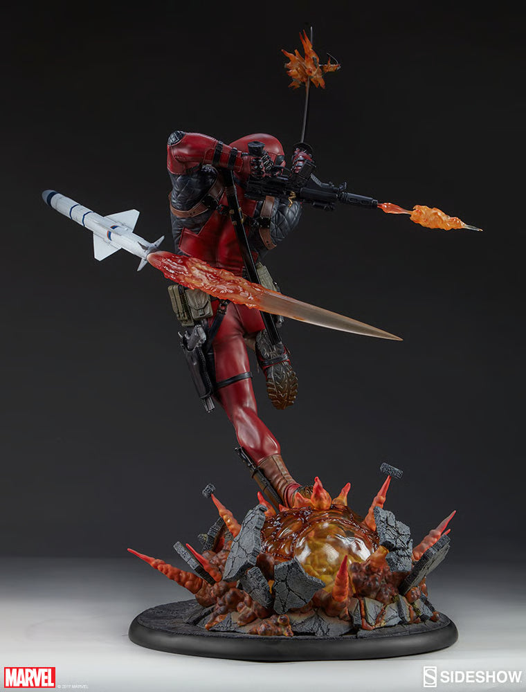 Statuette « Deadpool Heat-Seeker Premium Format » de Sideshow Collectibles