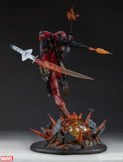 Statuette « Deadpool Heat-Seeker Premium Format » de Sideshow Collectibles