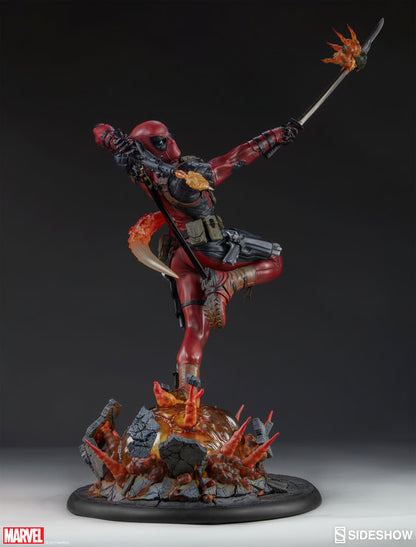 Statuette « Deadpool Heat-Seeker Premium Format » de Sideshow Collectibles