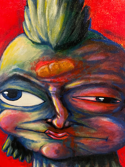 Peinture originale "Le boxeur " par David Therrien